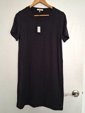 rag & bone Black Tee Dress Medium NWT